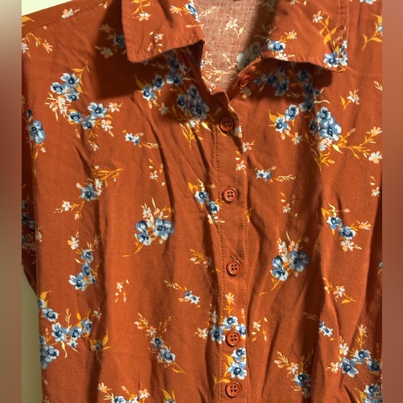 Bebop XS cap sleeve button top dress - Picture 5 of 8